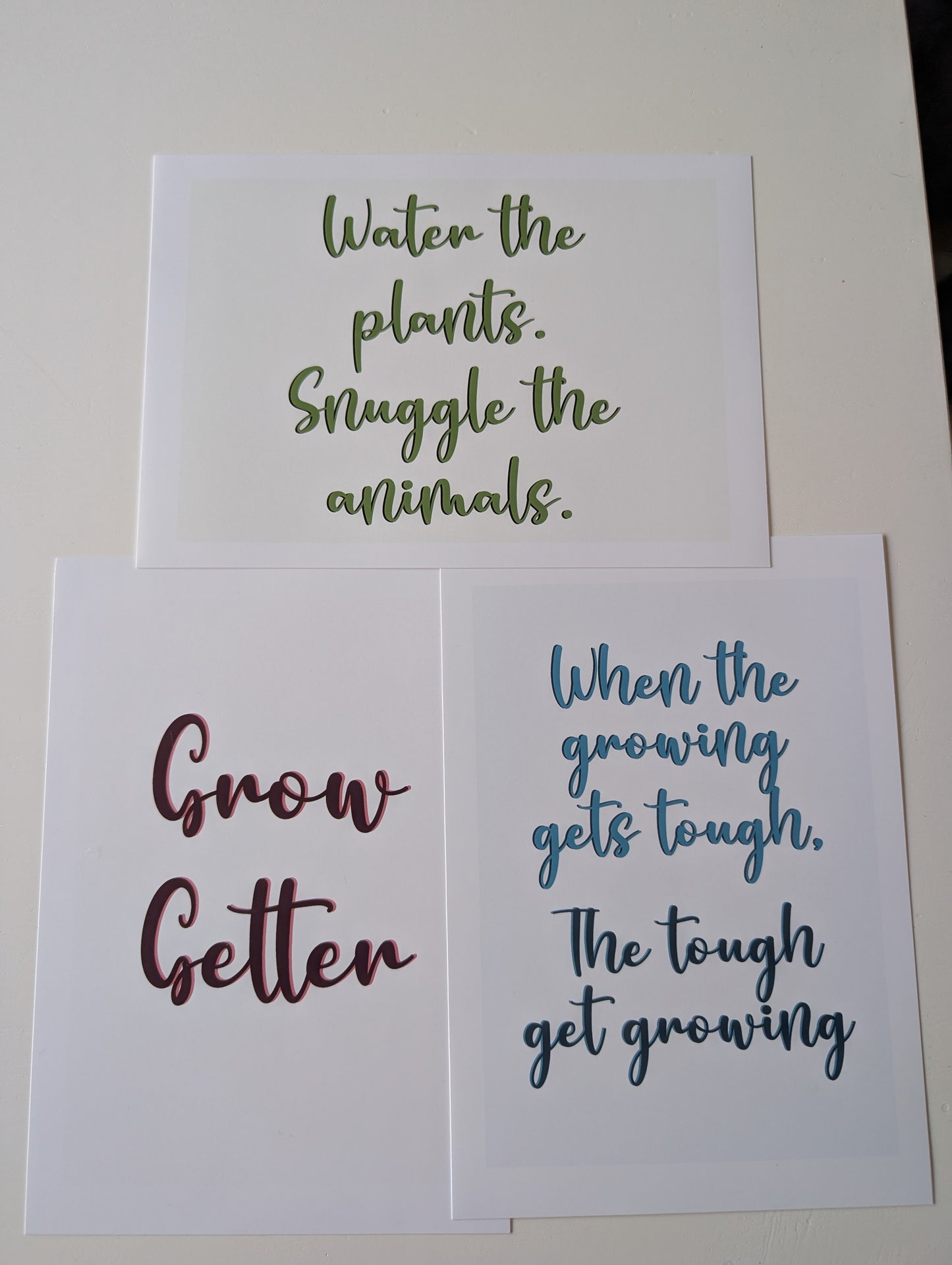 Growing Print bundle A6
