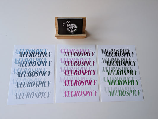 Neurospicy A6 plus bookmarks