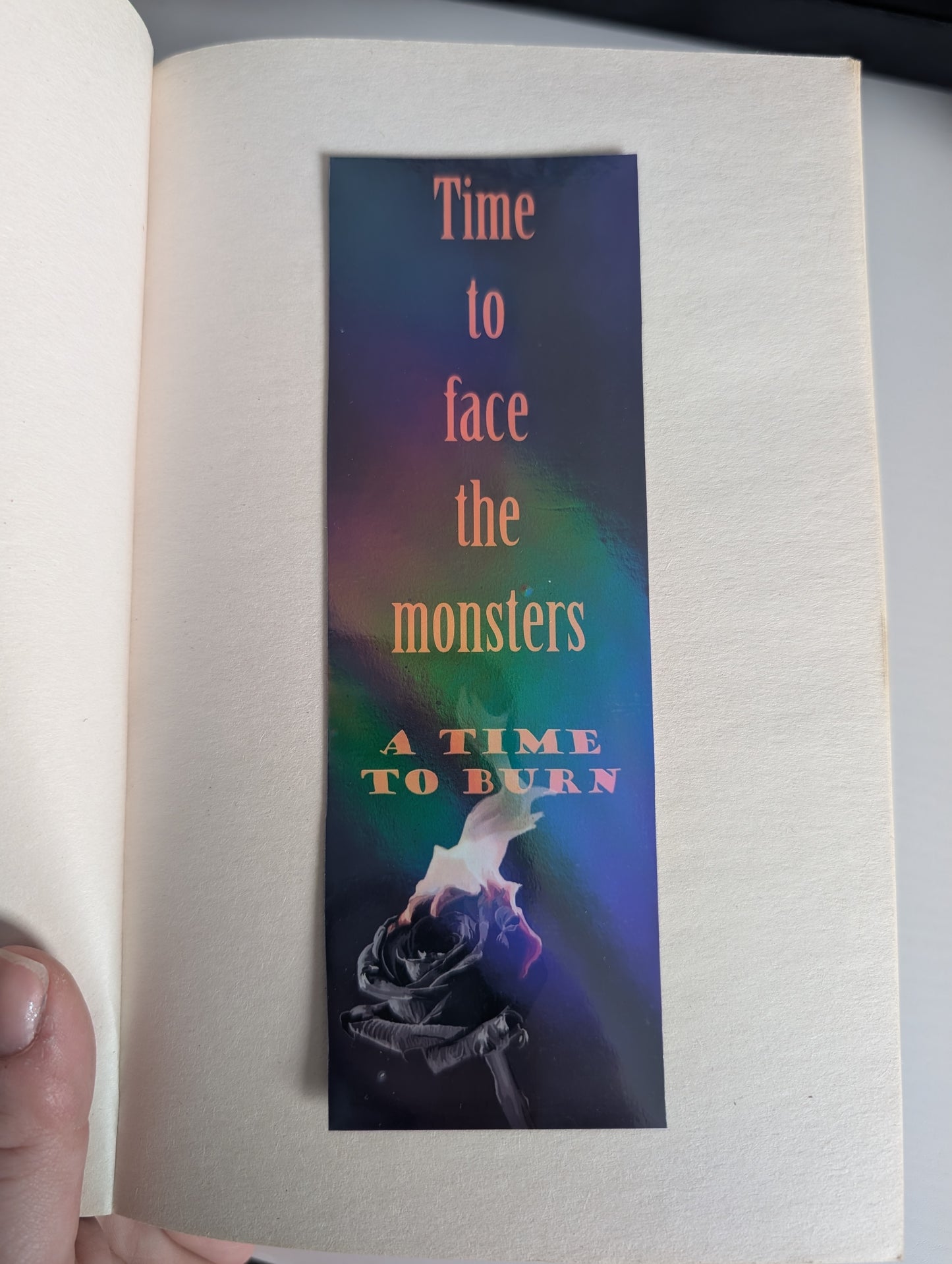 A Time To Burn Bookmark - Face the monsters