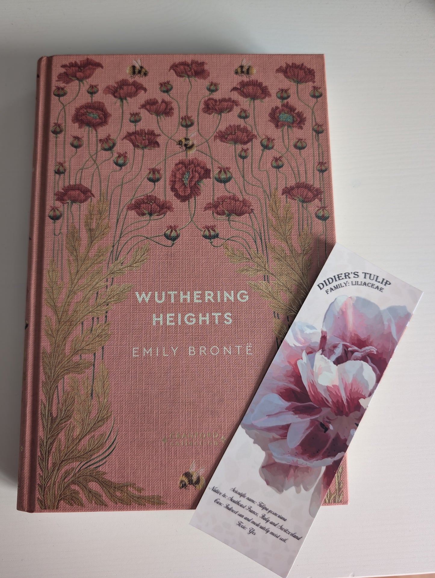 Flower bookmark
