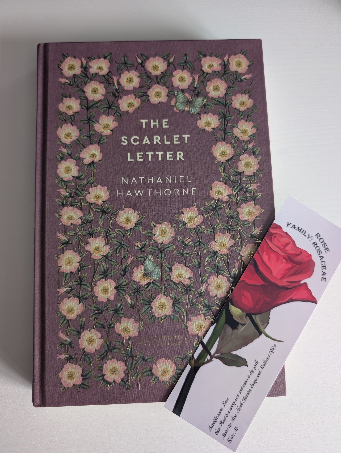 Flower bookmark