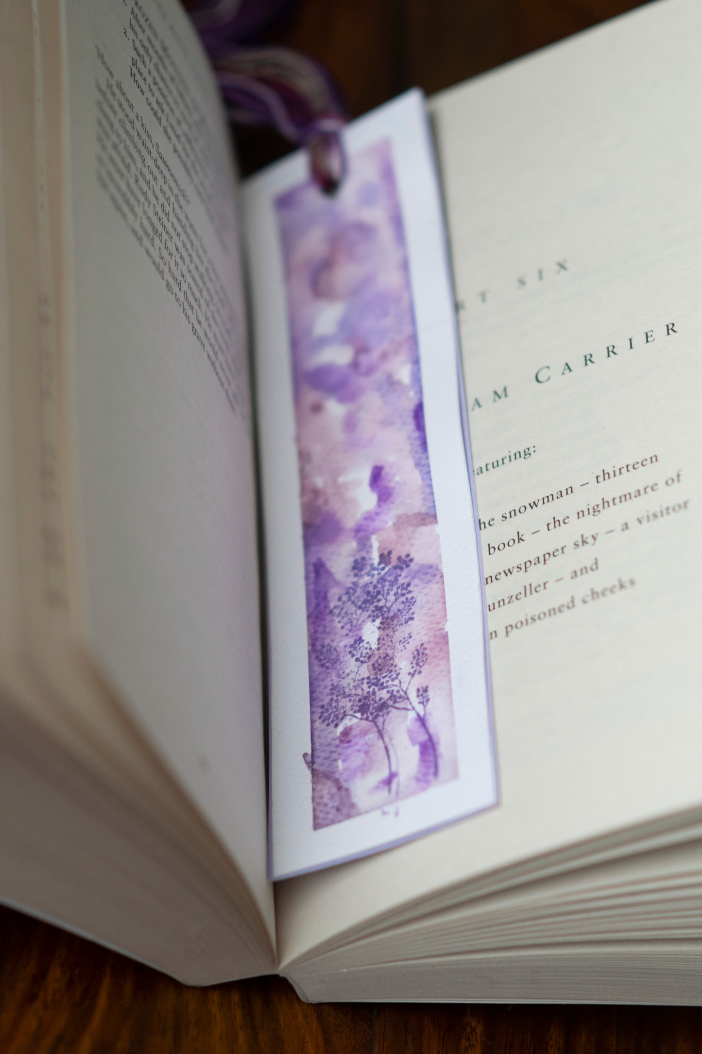 Watercolour Bookmark