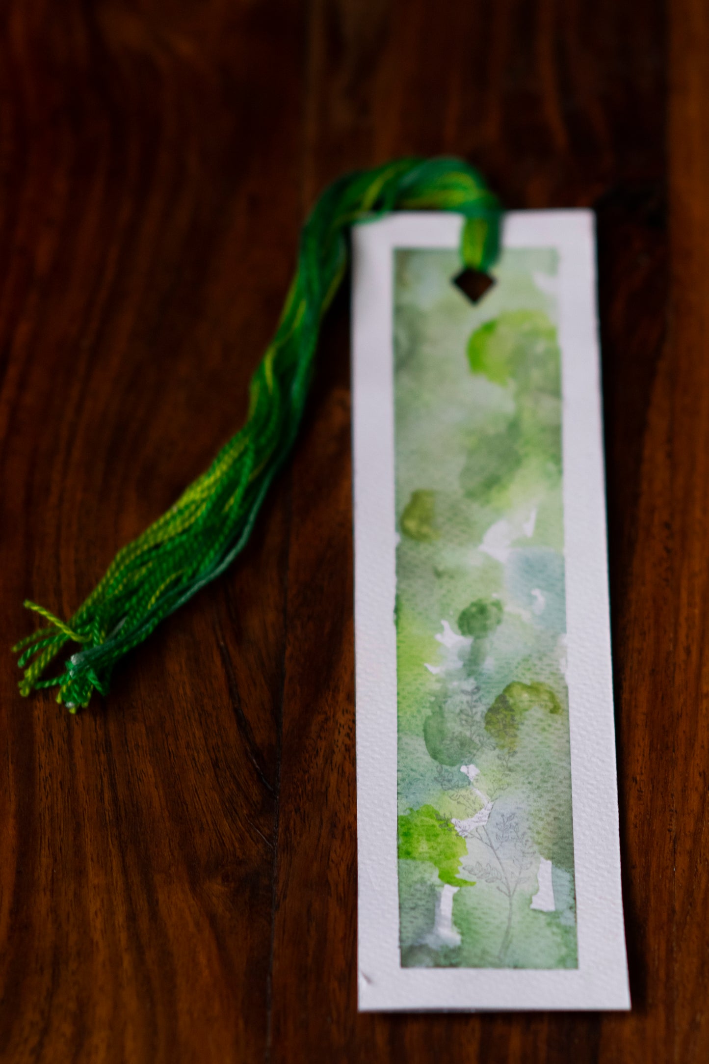 Watercolour Bookmark