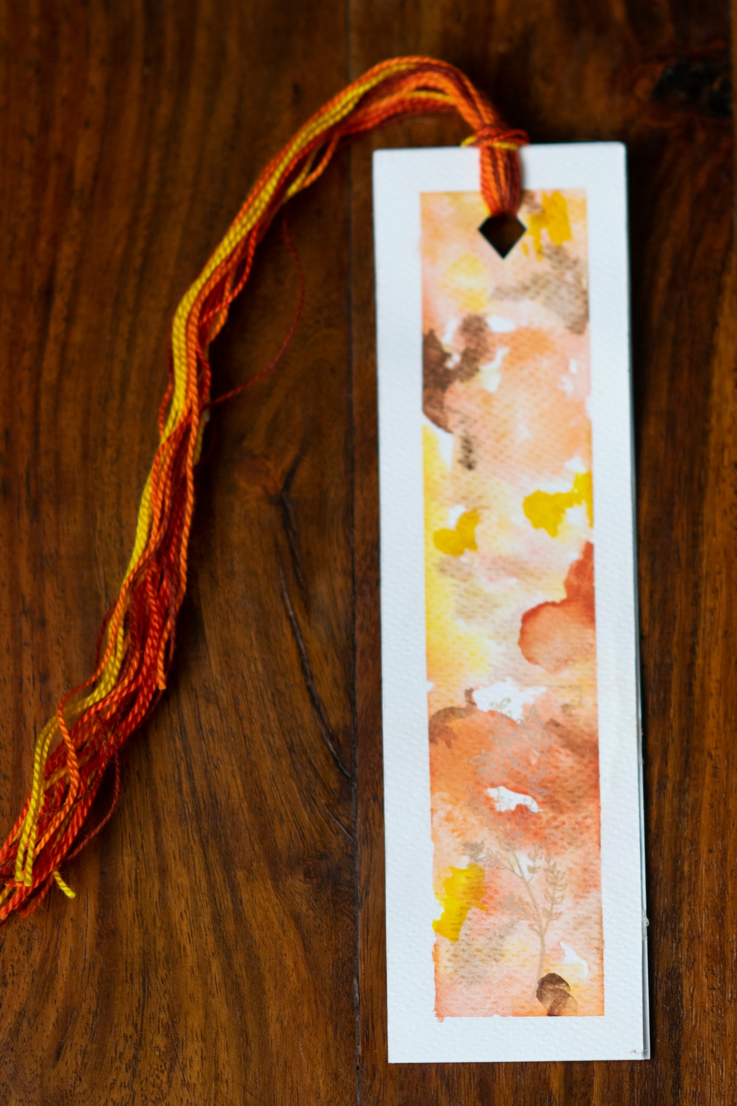 Watercolour Bookmark