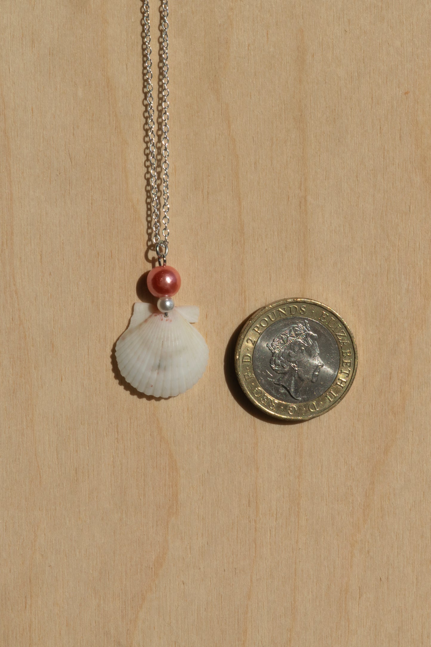 Seashell Necklace- Silver