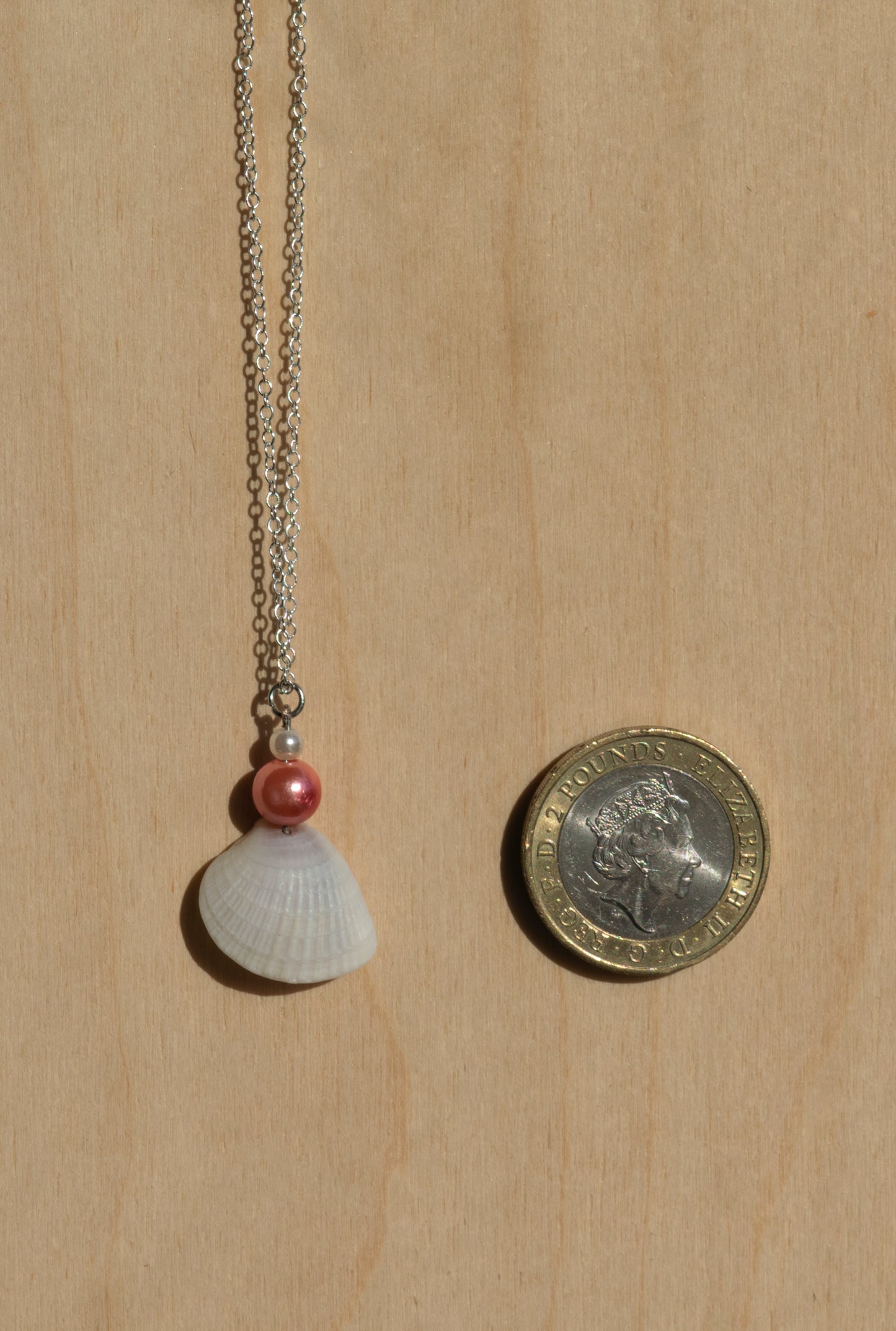 Seashell Necklace- Silver