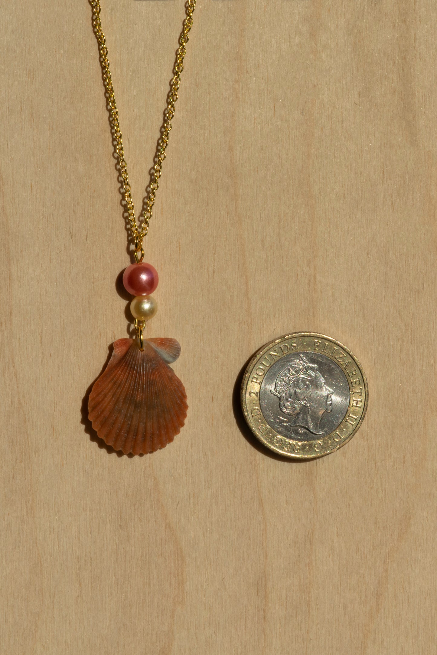 Seashell Necklace- Gold