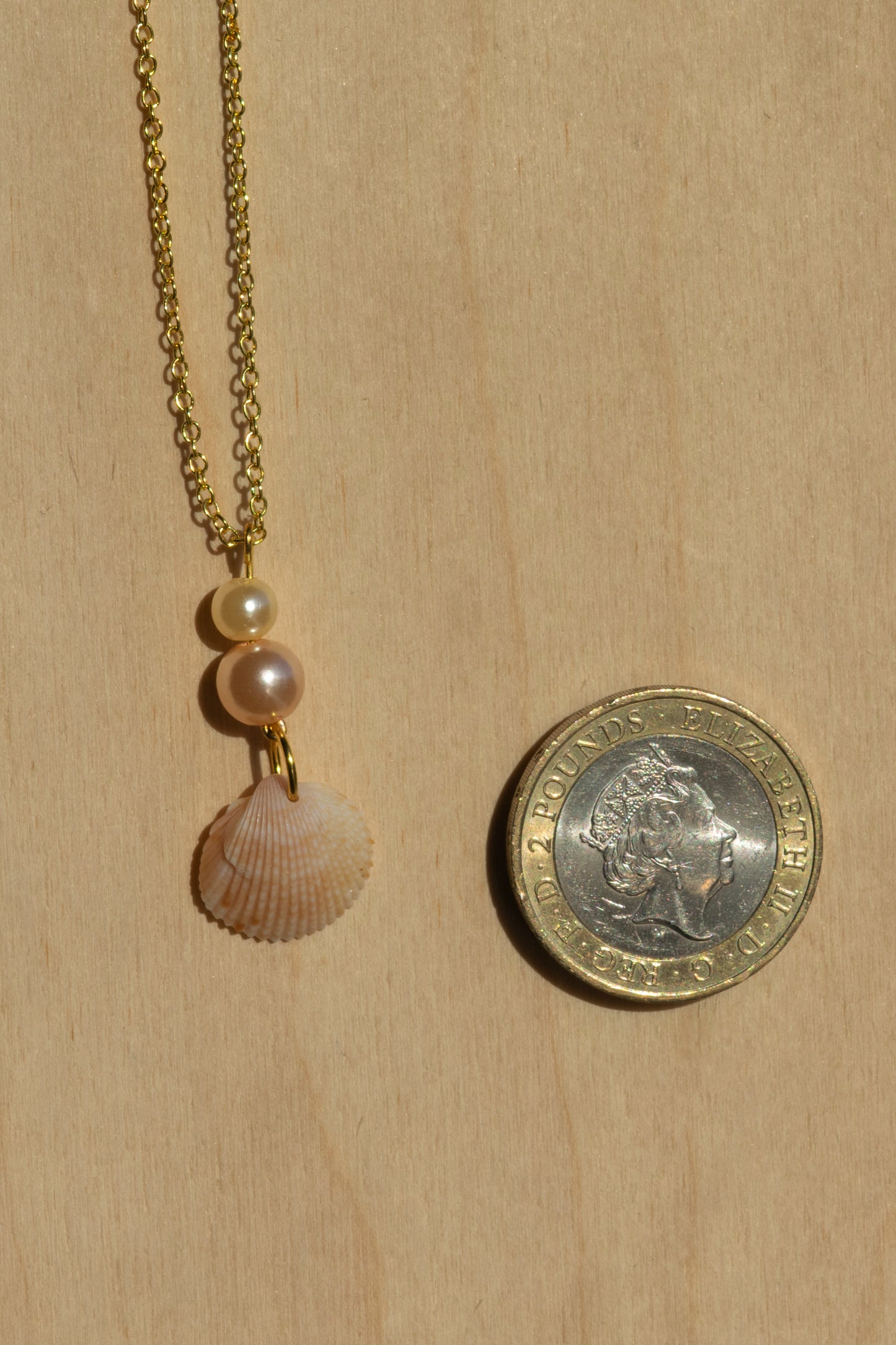 Seashell Necklace- Gold