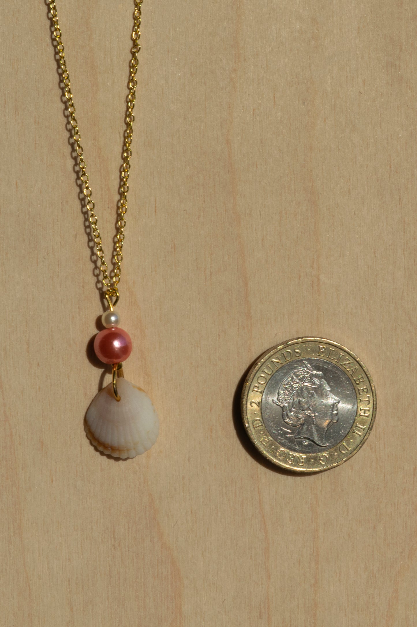 Seashell Necklace- Gold