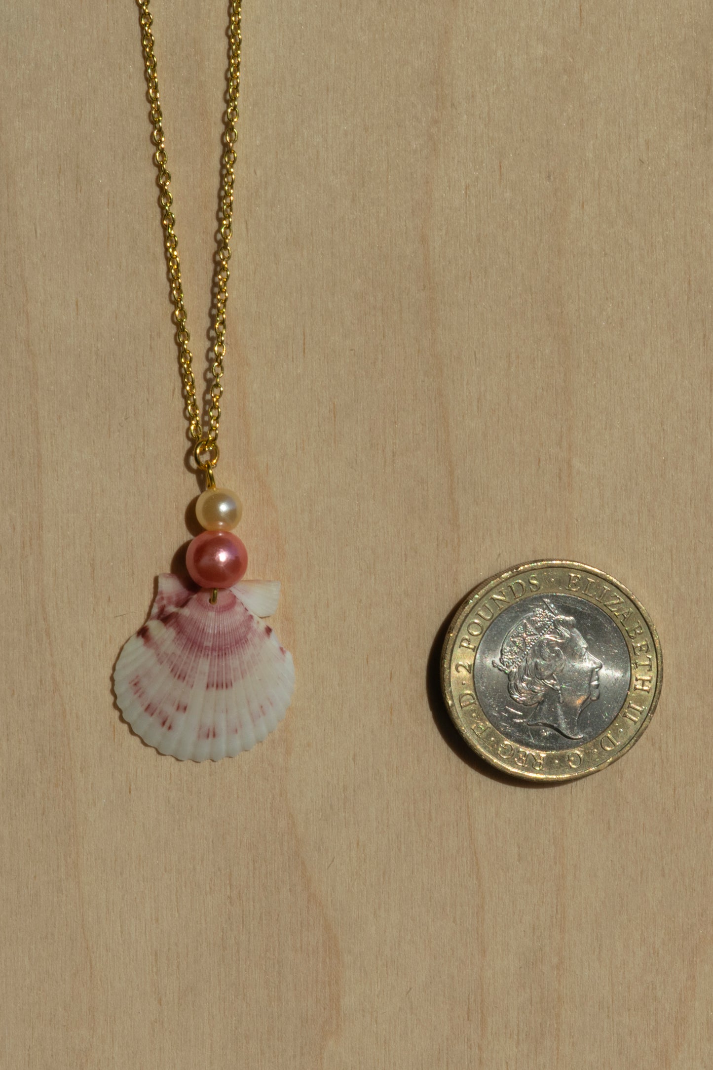 Seashell Necklace- Gold