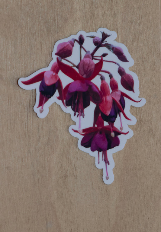 Flower Stickers - Fuscia