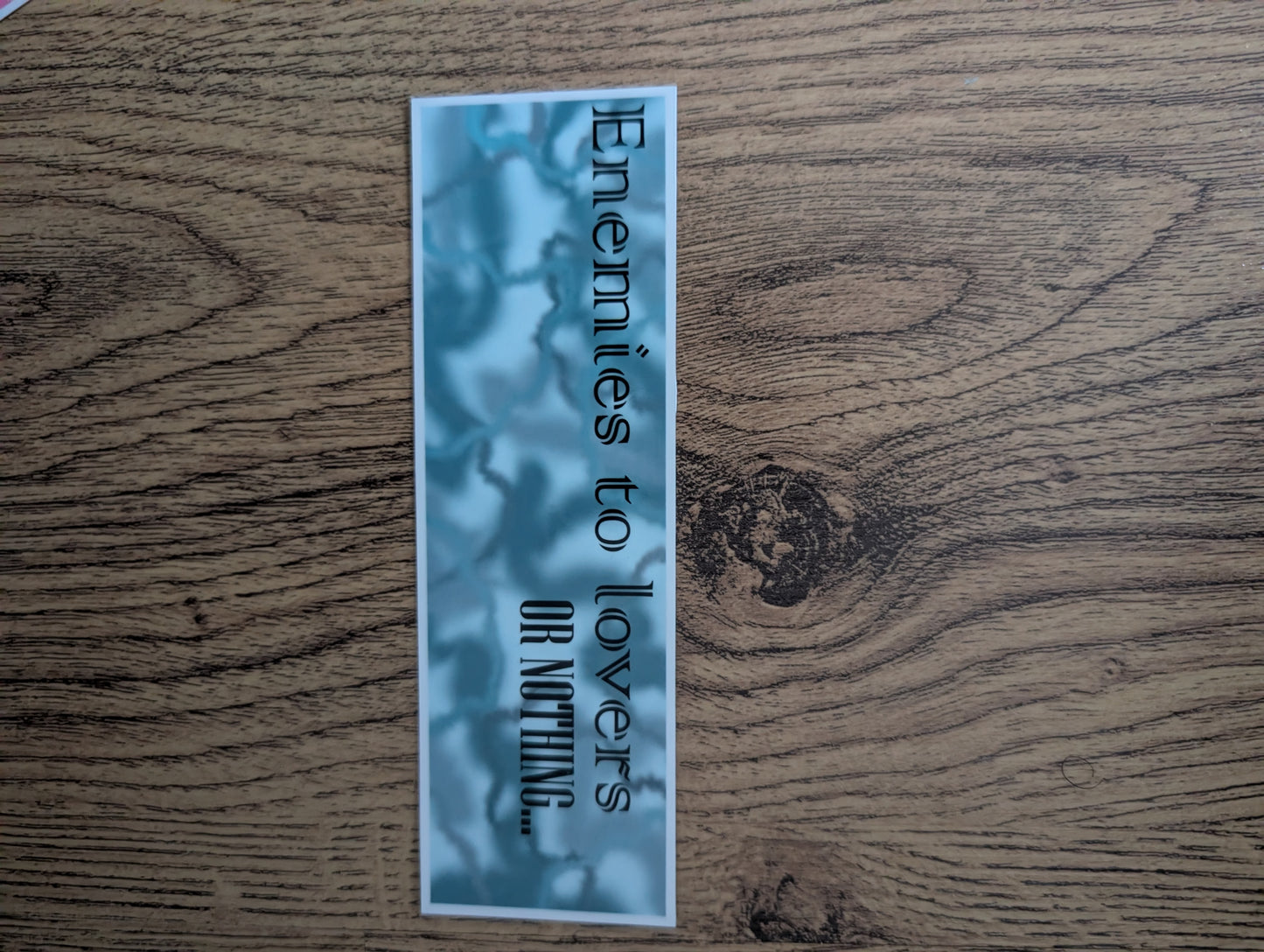 Smoke words bookmark