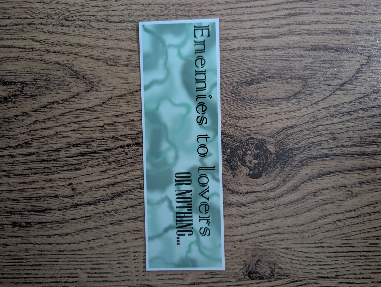 Smoke words bookmark