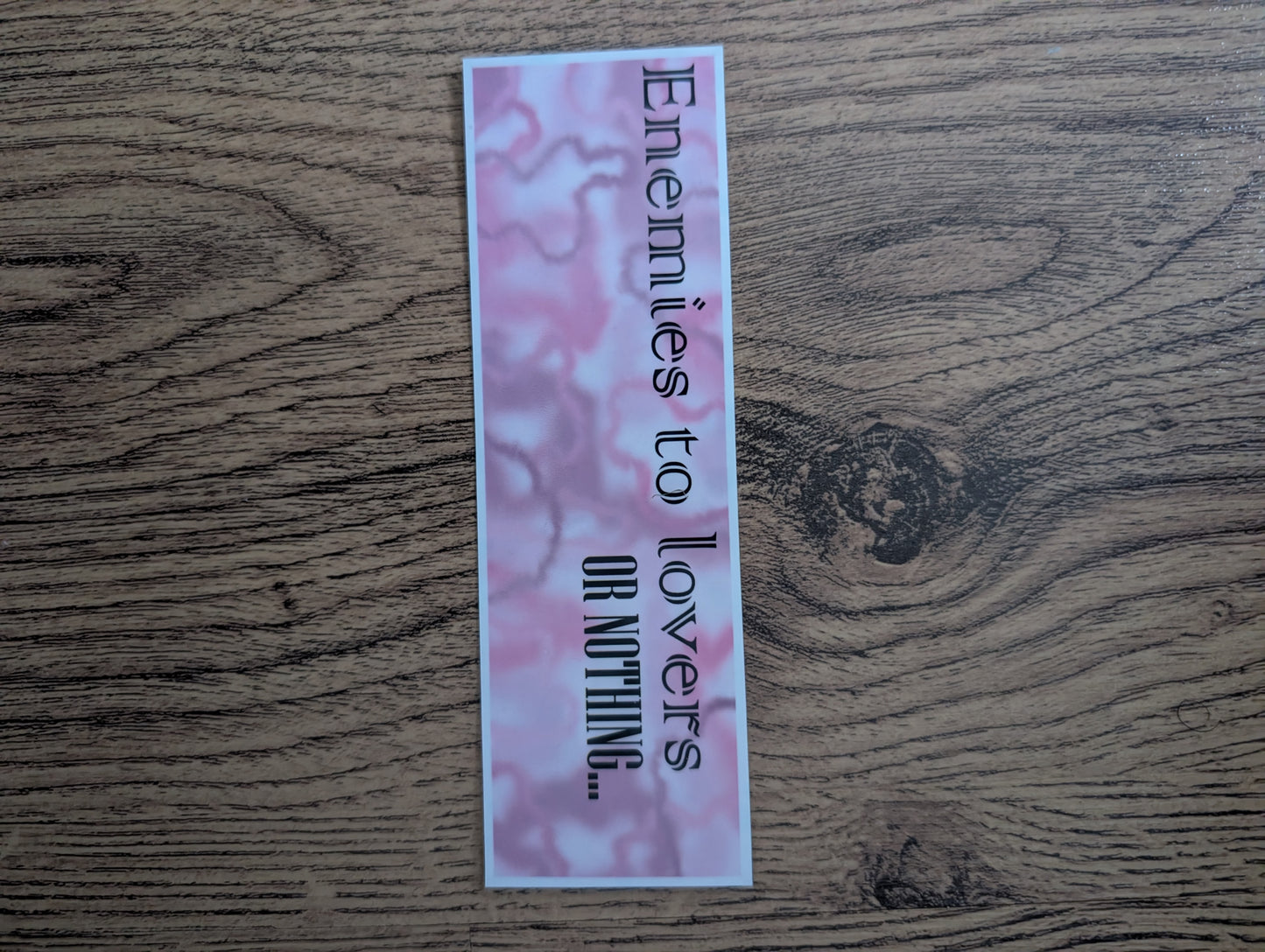 Smoke words bookmark