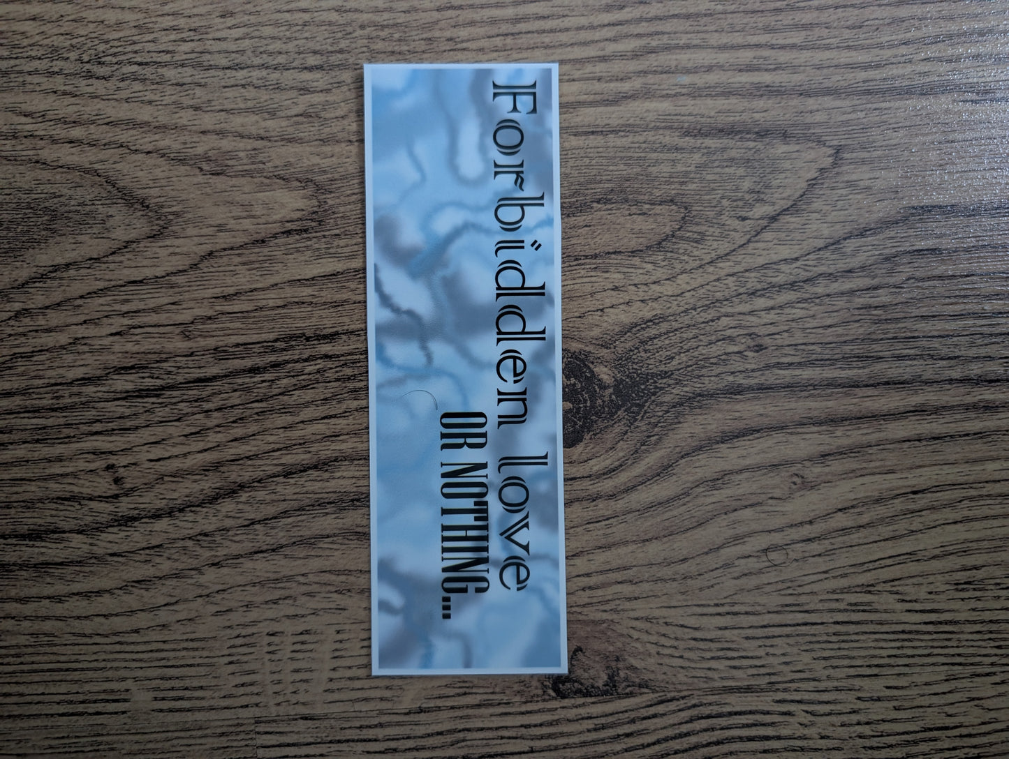 Smoke words bookmark