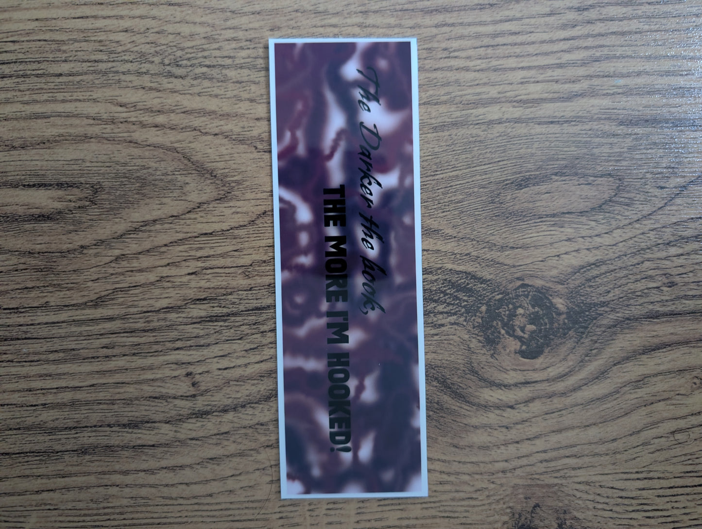 Smoke words bookmark