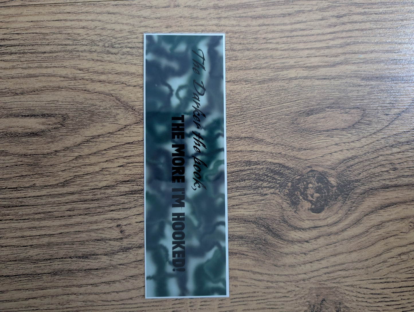 Smoke words bookmark
