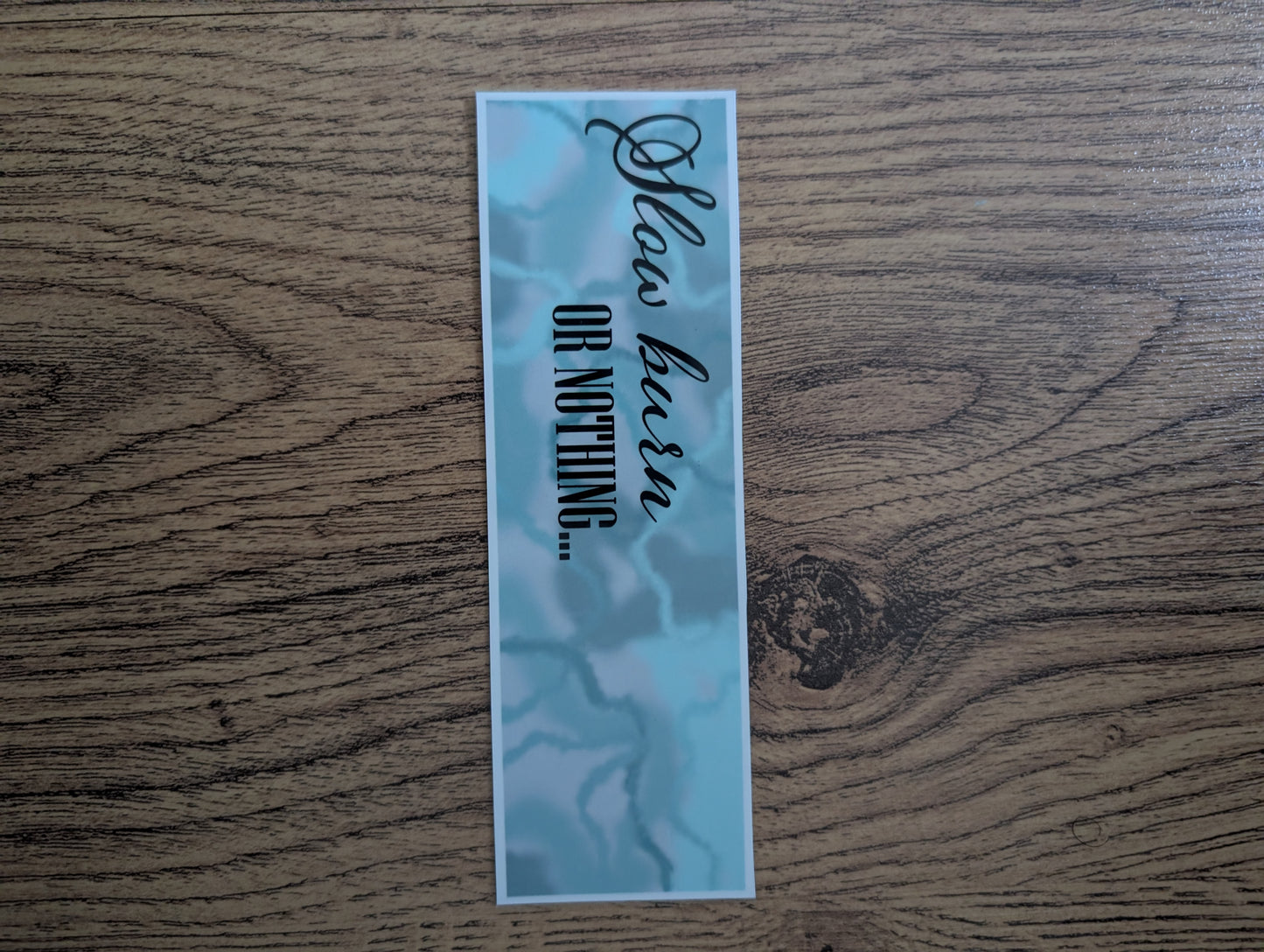 Smoke words bookmark
