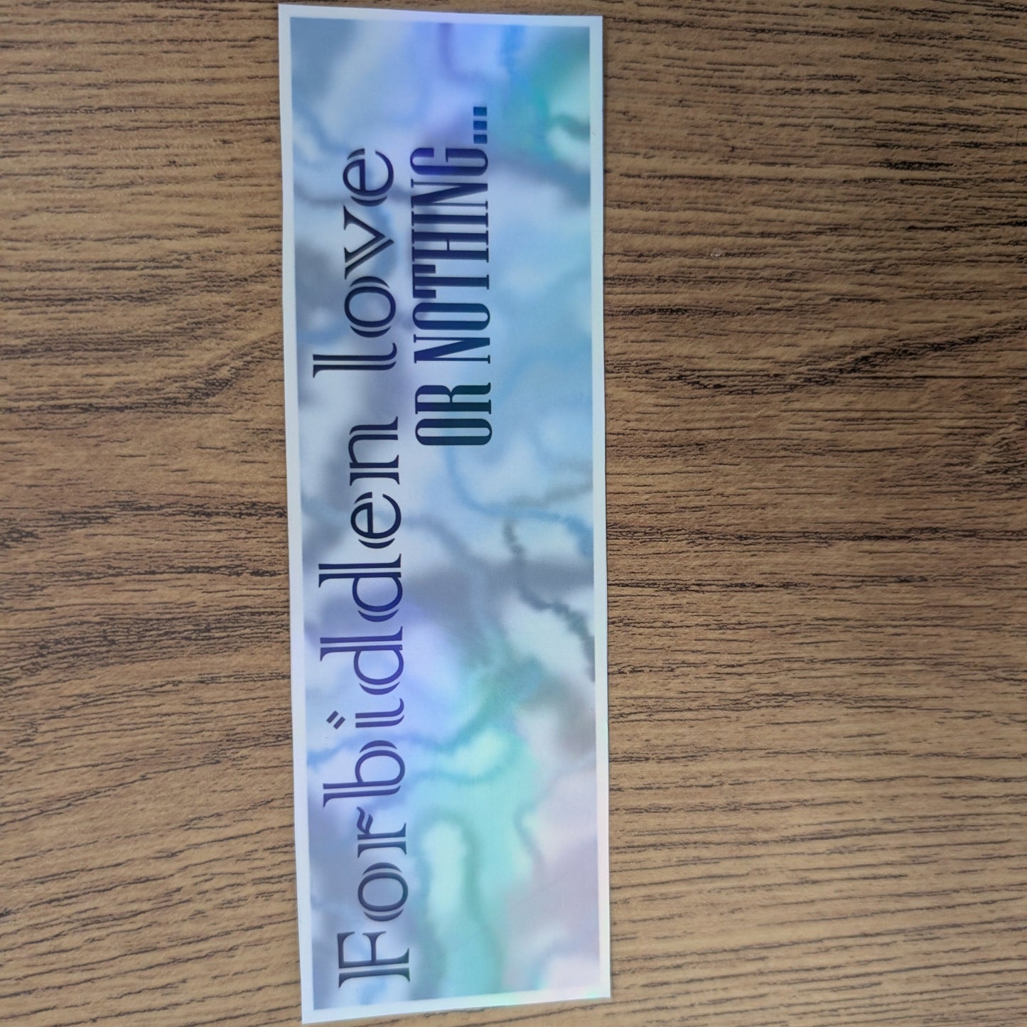 Smoke words bookmark