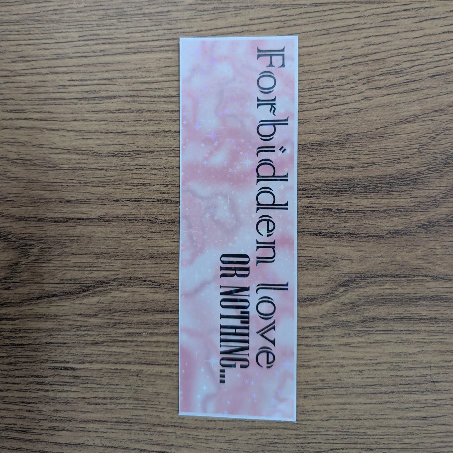 Smoke words bookmark