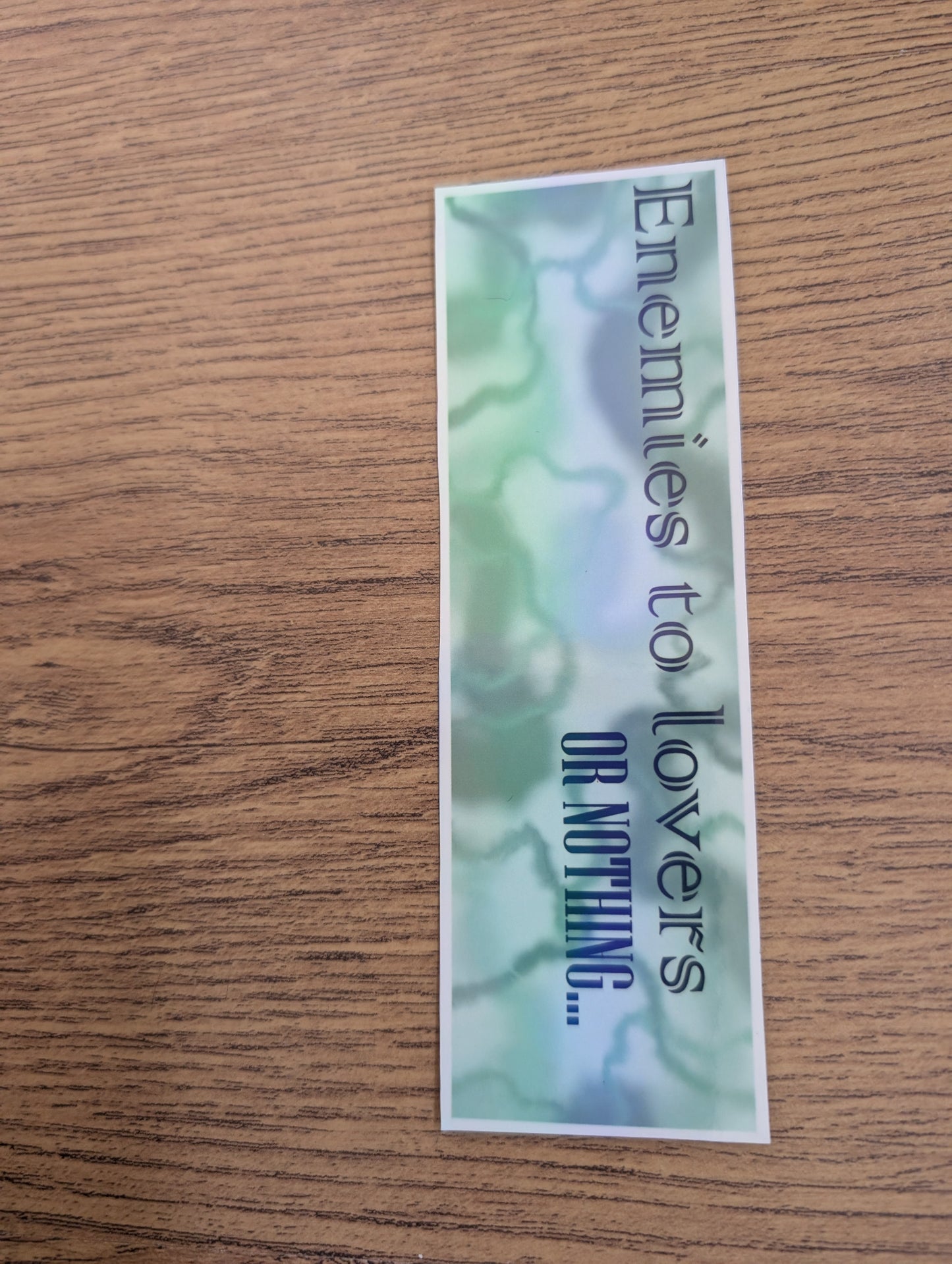 Smoke words bookmark