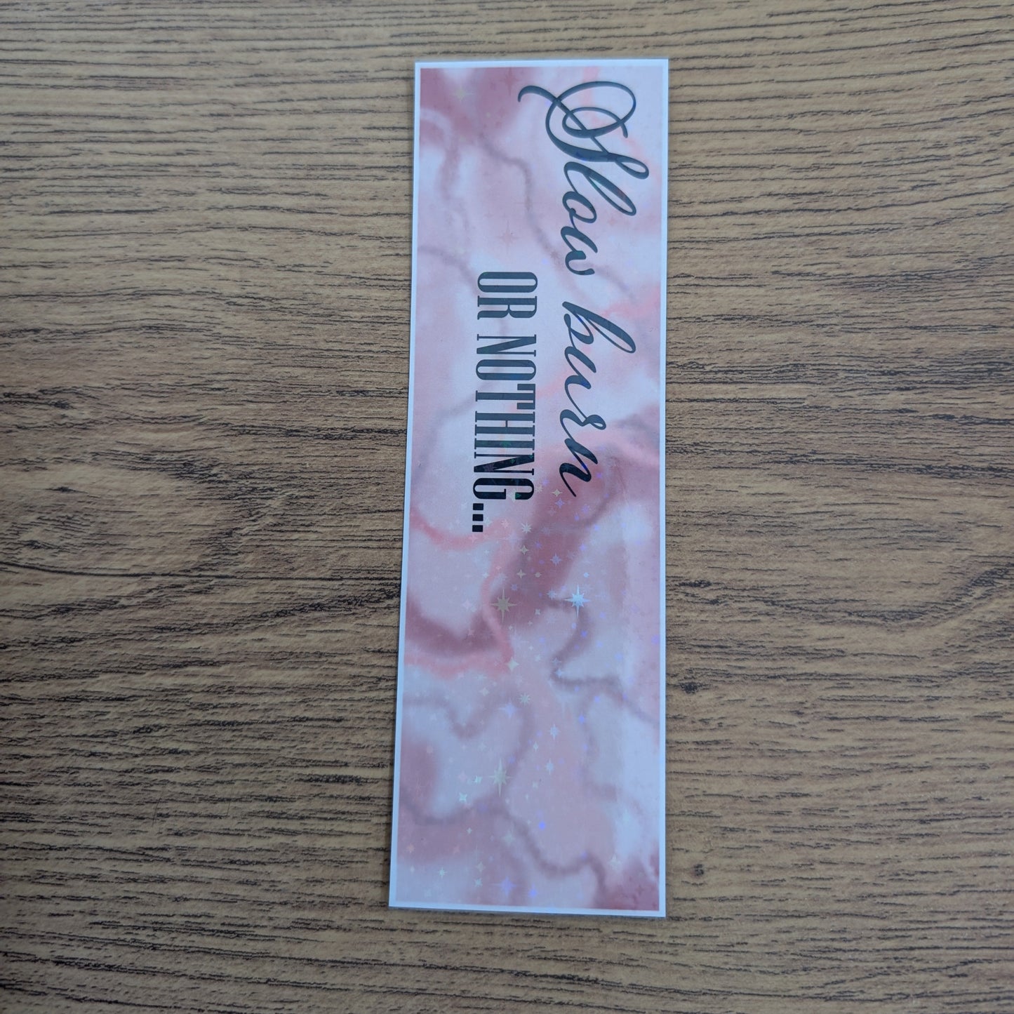 Smoke words bookmark